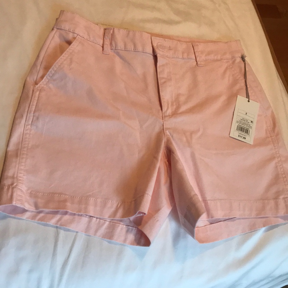 NWT Pink chino shorts